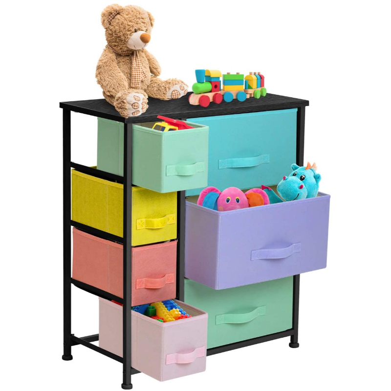 Best Seller Furniture Storage Tower Unit For Bedroom Dresser With Drawers Kids Storage Box 